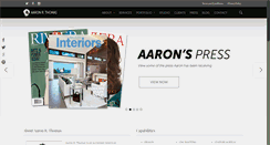 Desktop Screenshot of aaronrthomas.com